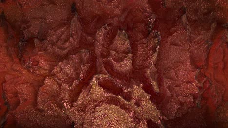 el relieve marciano es una animación de renderizado 3d.