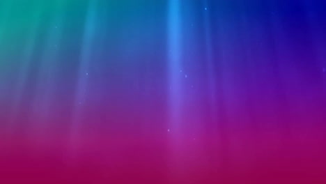 animation of glowing light spots and trails moving over blue to pink background