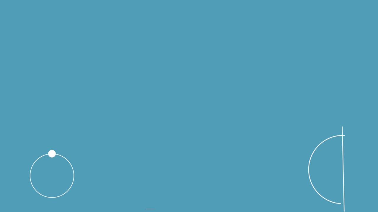 Modern Flat Motion shapes Background Animation, seamless loop