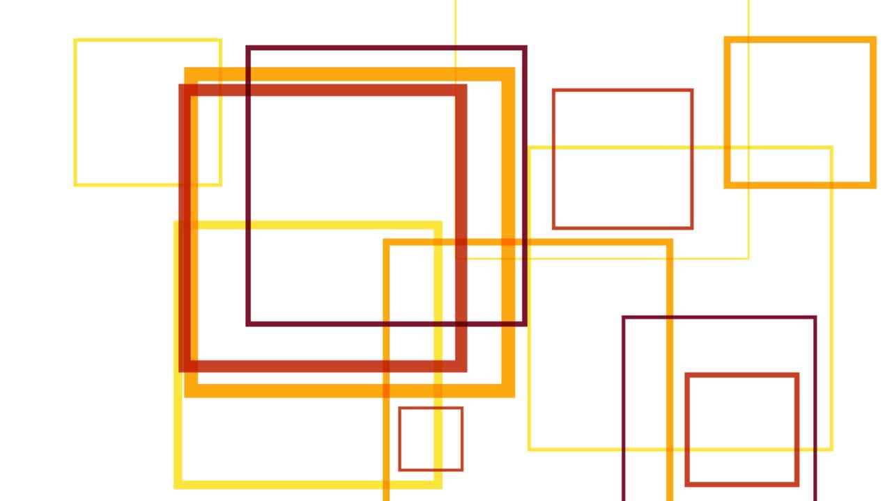 formas cuadradas geométricas mínimas abstractas, fondo animado en bucle