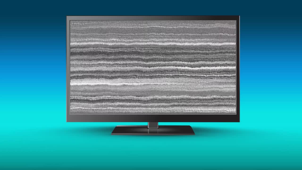 정적인 lcd 화면