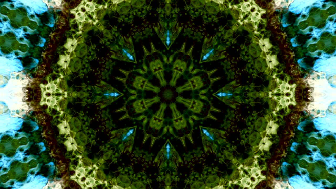movimiento de fondo de kaleidoscopio abstractamente colorido