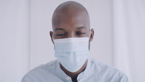 Closeup-portrait-of-a-man-wearing-face-mask