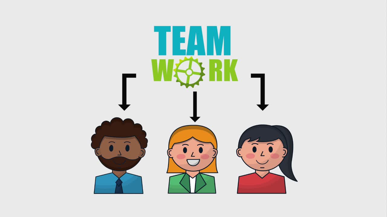 조직 차트: 사람들, 직원, 팀워크