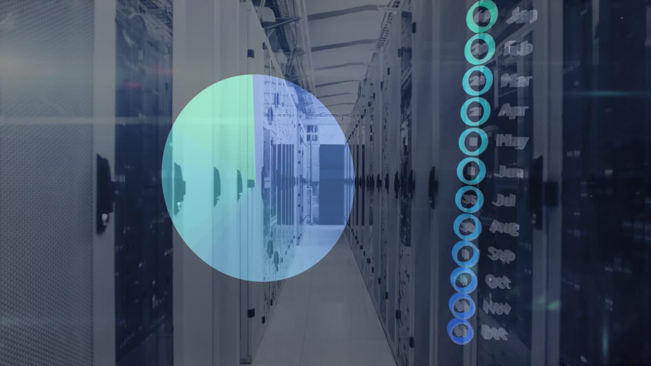 Statistisk databehandling mod computerserverrum