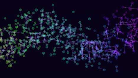 Connected-neon-dots-and-lines-in-geometric-shape