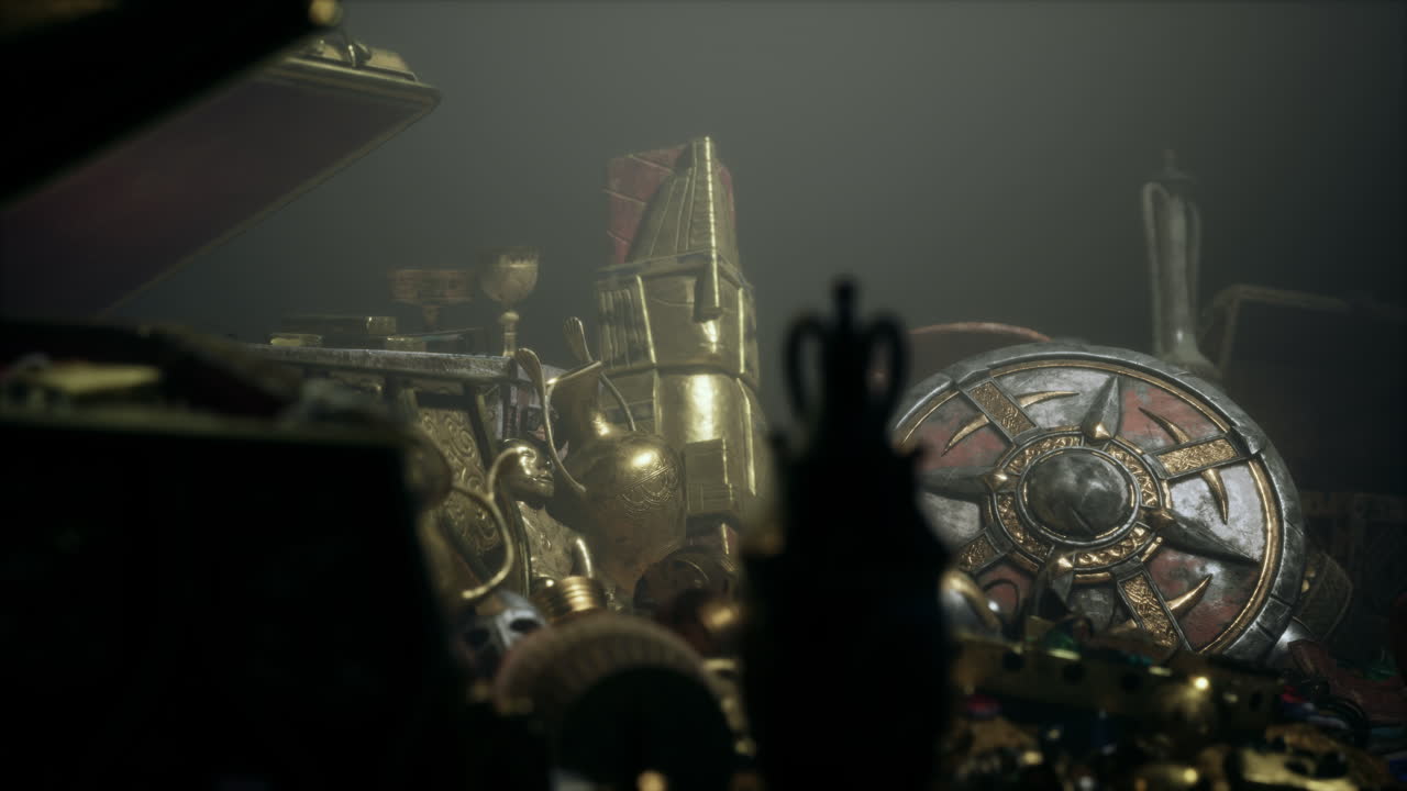 신비로운 오래된 나무 보물이 열렸습니다.