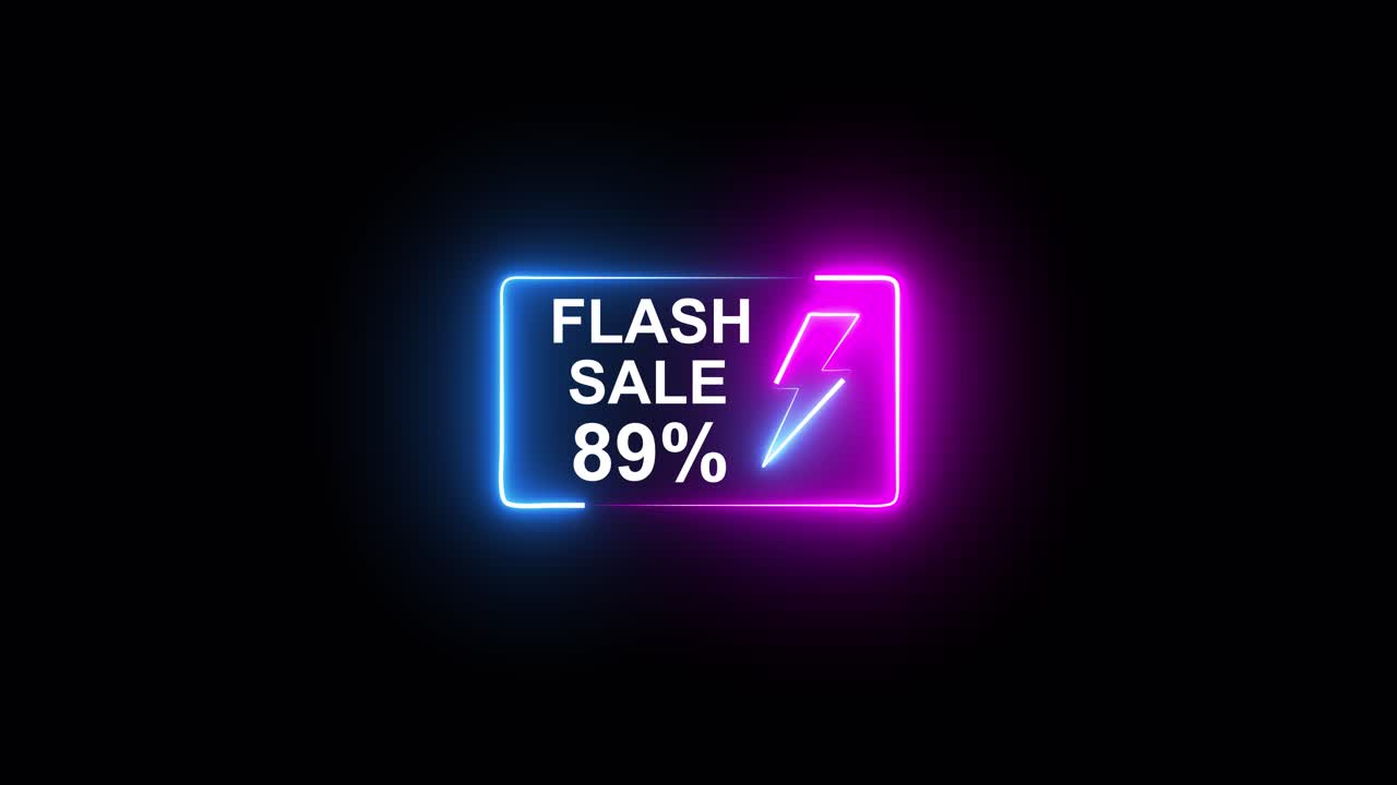 Flash Sale 89% Off