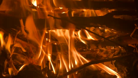 primer video de fuego en una chimenea