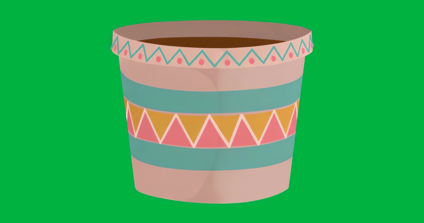 Vaso decorativo che appare su sfondo trasparente con un'aura blu pulsante che trasmette energia.