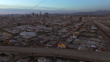 la 10 freeway closed and empty - november 2023