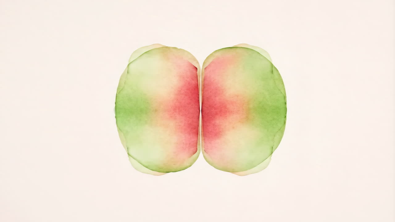 Abstract Symmetrical Soft Gradient Shapes