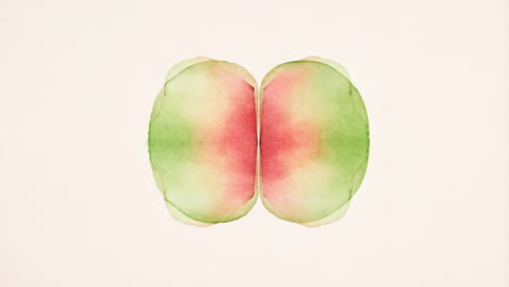 abstract symmetrical soft gradient shapes