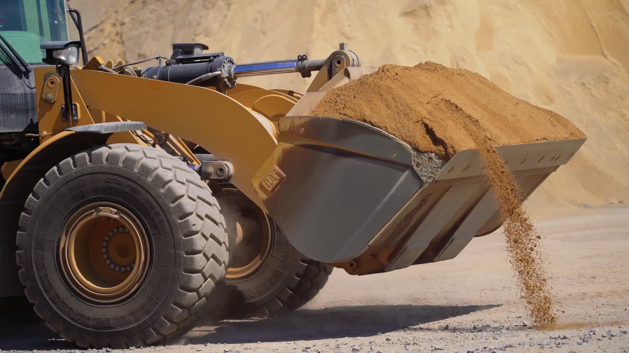 Factory for asphalt production. View of road asphalt pavement factory