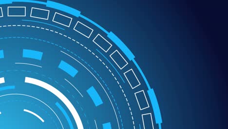 resolución 4k - hud elementos de comunicación futuristas