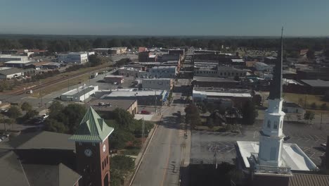 aerial gaffney south carolina in 4k