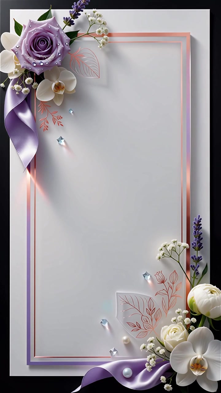 Sfondo per invito di matrimonio di lusso minimalista