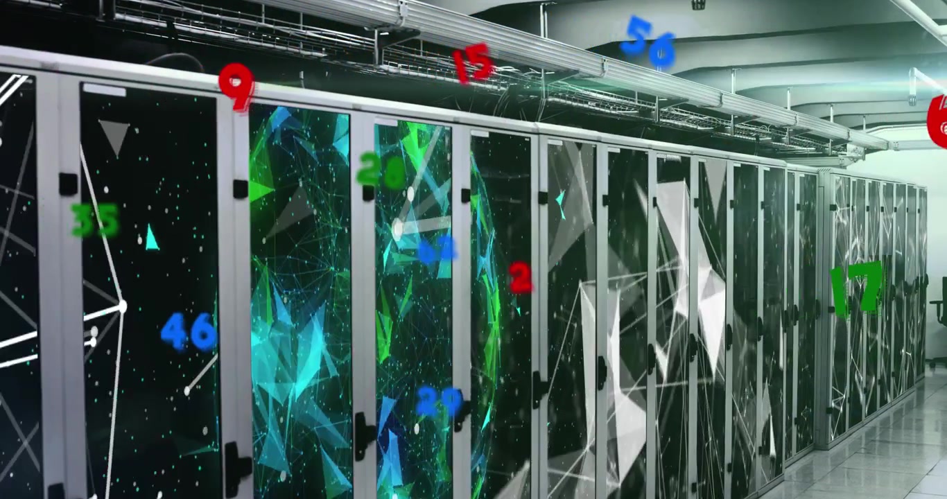Digital Data Processing in a Modern Server Room
