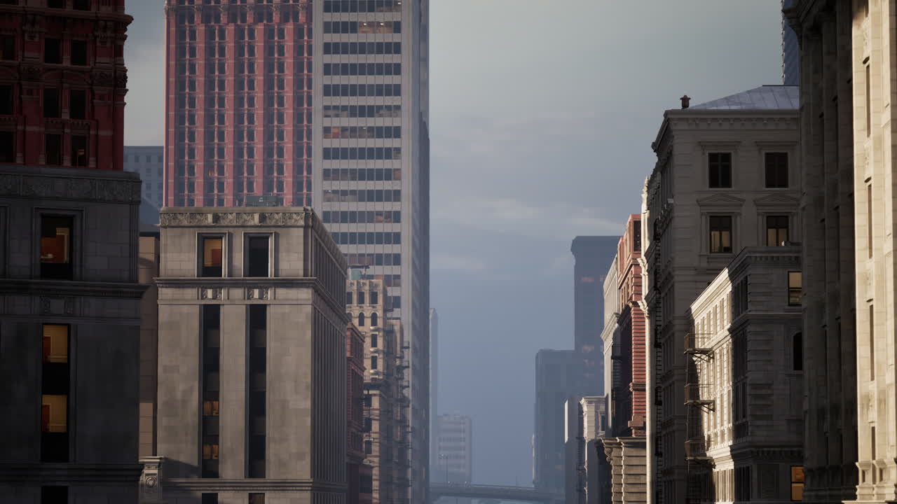 뉴욕 맨해튼의 미드타운의 스카이라인