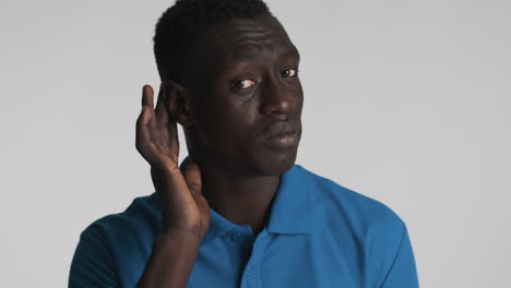 African-american-man-on-grey-background.