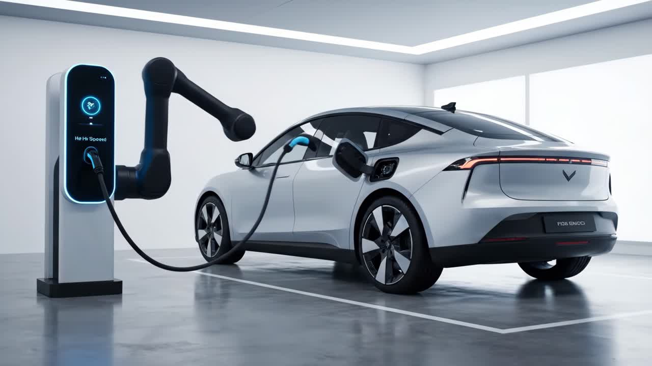 Elektrikli Araçların Robotik Şarjı
