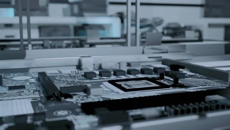 la máquina de placas de circuitos automatizados produce placas electrónicas digitales impresas
