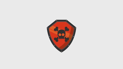 animación de datos de seguridad cibernética hd