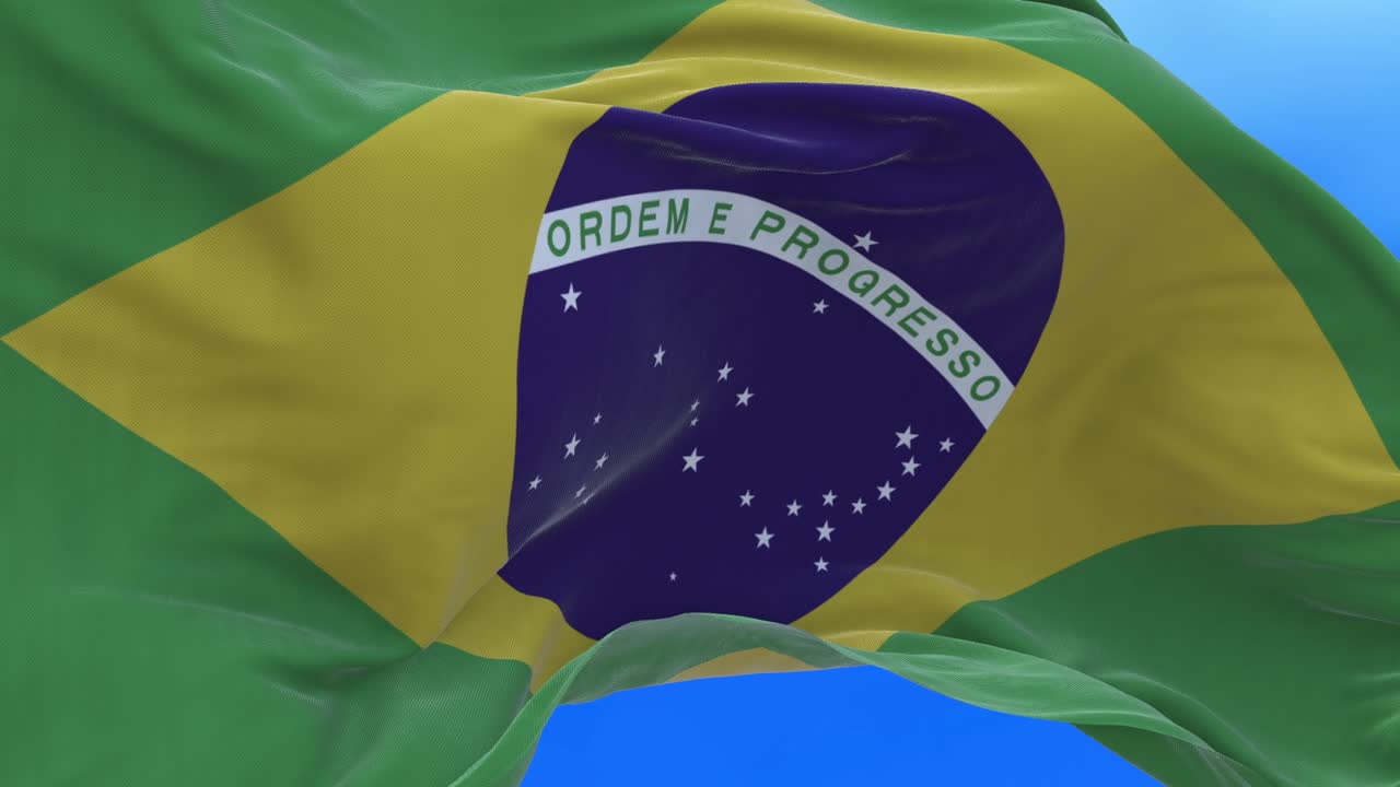 브라질 발의 끊임없는 루프.