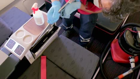 Workers-cleaning-inside-the-plane-Airplane-Airport