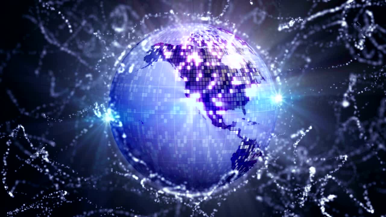 지구 댄스 디스코 공 배경, 렌더링, 애니메이션, 렌터링, 루프