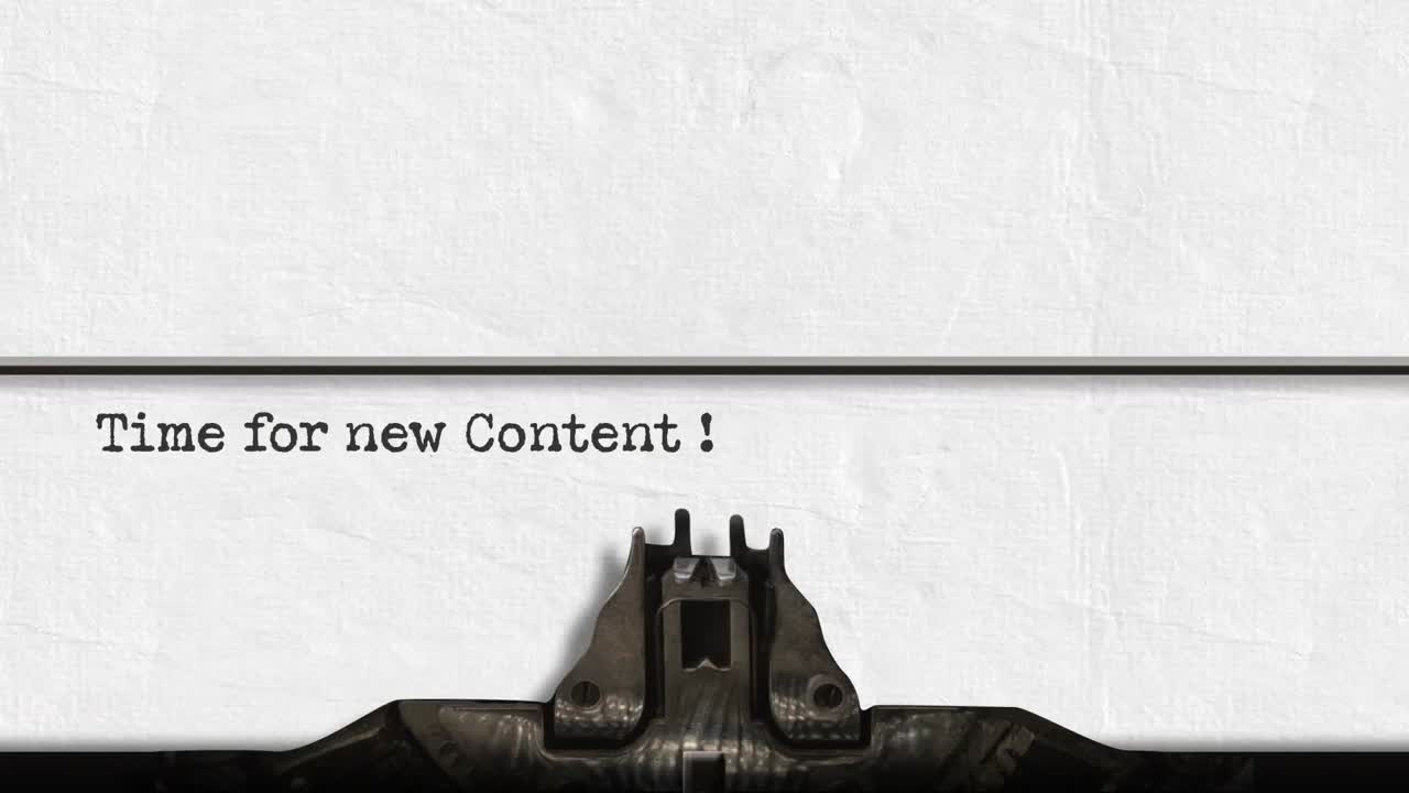 con una máquina de escribir