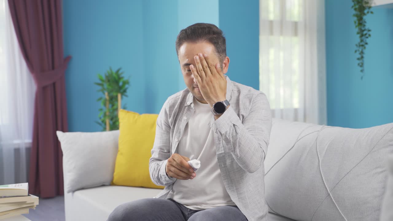 el hombre se cuida a sí mismo, bien arreglado.