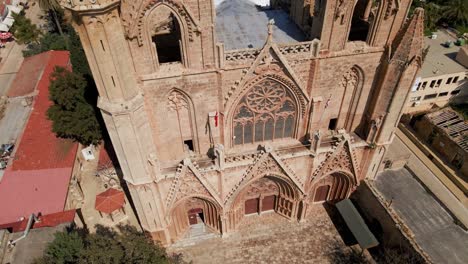 lala mustafa pasha camii mosque which is old cathedral in famagusta north cyprus