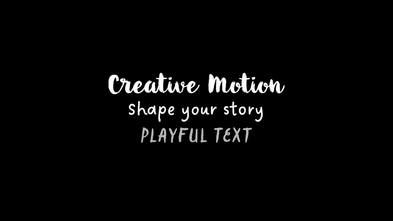 Animated Handwritten Text Reveals on Black Background