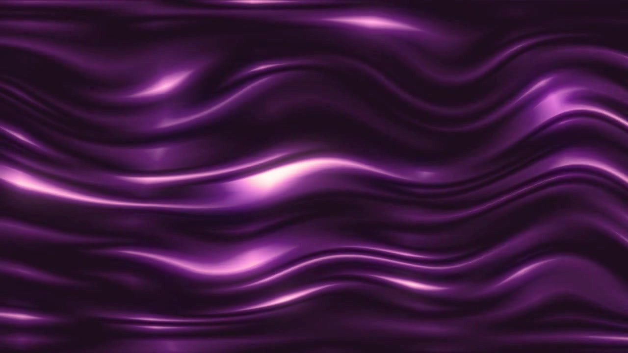 Sfondo in loop con movimento liquido ondulato viola astratto.