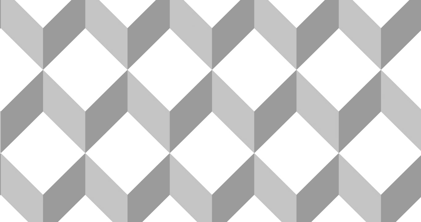 Digital animation of multiple white 3d cubes against grey background