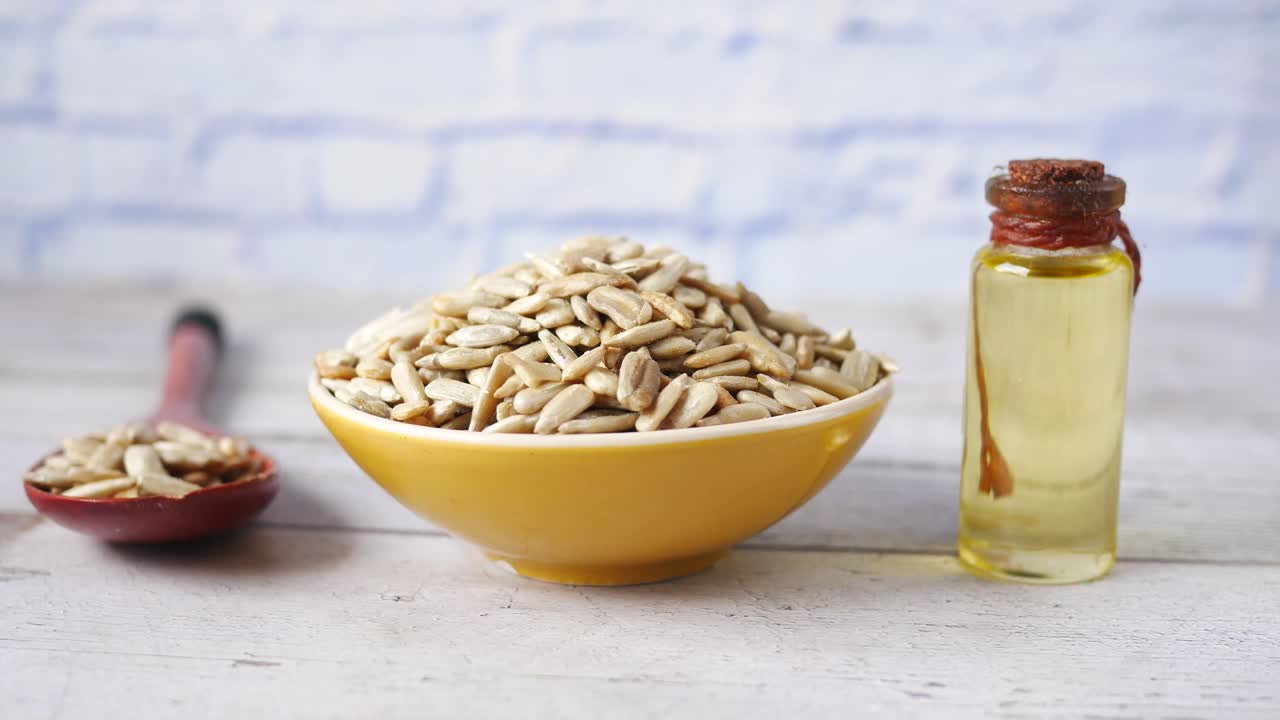 태양꽃 씨과 기름