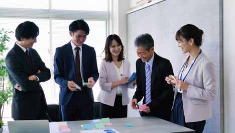 business persons working in an office