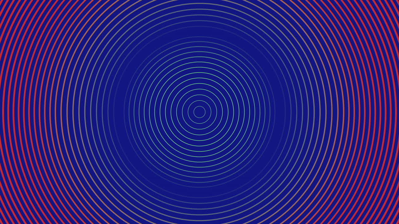 현기증의 프랙탈 복고풍 원과 선 패턴