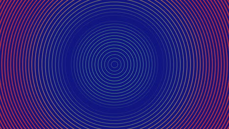 fractal retro circles and lines pattern in vertigo