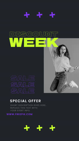 discount week sale promotion social media story