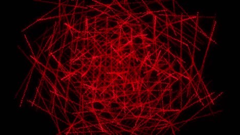 patrón de forma de punto rojo animación gráficos de movimiento