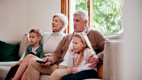 watching tv or streaming with grandparents