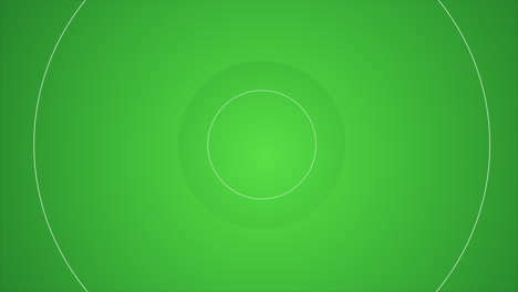 green background with concentric circles