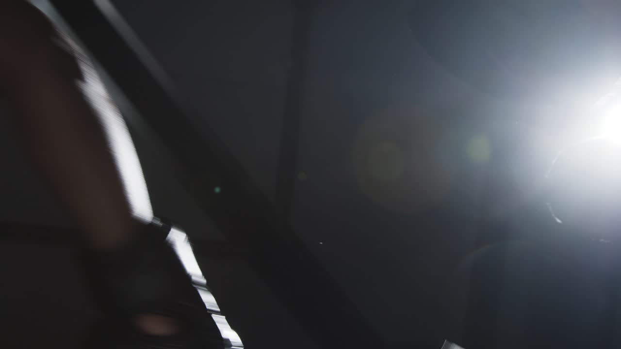 Low Angle Studio Shot Of Women Wearing Boxing Gloves Sparring With Trainer 1