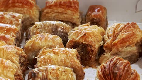 turkish traditional dessert food baklava