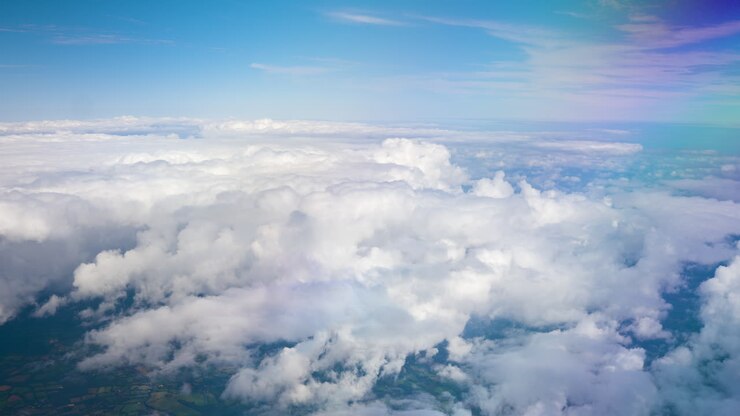 Luftfoto af Cloudscape