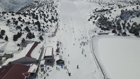 Snow-covered-Ski-Center