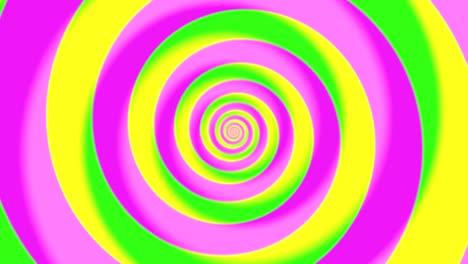 fondo de movimiento giratorio psicodélico, bucle sin costuras. 4k