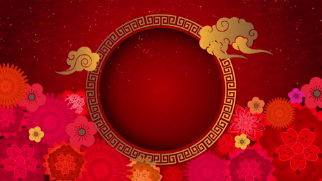 chinese new year, year of the tiger 2022, also known as the spring festival with the chinese tiger astrological hanging for loop background decoration